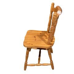 ウィンザーチェア カントリー 洋風 天然木 アンティーク ダイニングチェア★S3557Aの画像