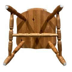 ウィンザーチェア カントリー 洋風 天然木 アンティーク ダイニングチェア★S3557Aの画像