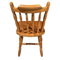 ウィンザーチェア カントリー 洋風 天然木 アンティーク ダイニングチェア★S3557Aの画像