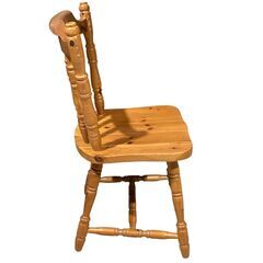 ウィンザーチェア カントリー 洋風 天然木 アンティーク ダイニングチェア★S3557Aの画像