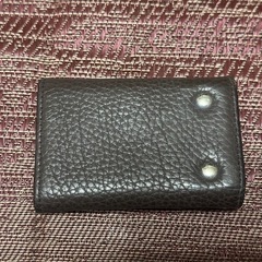 GUCCI グッチ6連キーケース　シボ革　ブラウン　茶美品の画像