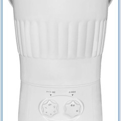 小型洗濯機 バケツ式 ポータブル ミニ 靴 上履き 泥 落とし 子供 ベビー 赤ちゃん サブ 芋洗い機 野菜洗い機 (白)新品の画像