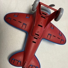green toys 飛行機 ブルーの画像