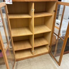【リサイクルショップどりーむ荒田店】No.5570 食器棚 木製 美品の画像