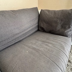 カッシーナ BOXソファ／3人掛け／難あり／張替え・DIY向け／引取歓迎の画像