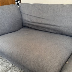カッシーナ BOXソファ／3人掛け／難あり／張替え・DIY向け／引取歓迎の画像