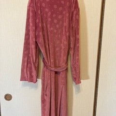 CAROLE HOCHMAN 花柄バスローブ  ガウン　
ピンクの画像