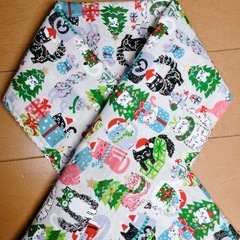 クリスマス柄の半衿