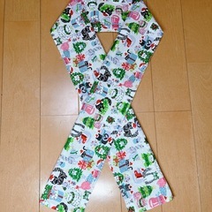 クリスマス柄の半衿の画像