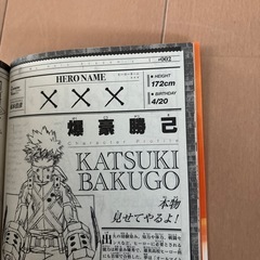 僕のヒーローアカデミア ワールドヒーローズミッション　映画入場者特典の画像