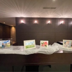 ウェディング　ウェルカムスペース、ウェルカムボード額縁の画像