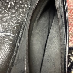 極美品　Ferragamo フェラガモ ガンチーニ 長財布 黒 クロコ型押しの画像