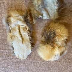 本物高級ＦＯＸベージュ系ファーセットの画像