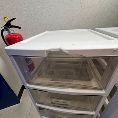 【0円】傷・汚れ・欠品あり プラスチック収納ケース 2個セット【倉庫やガレージ整理に】　　アイリスオーヤマの画像