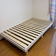 セミダブルベッドフレームの中古が安い！激安で譲ります・無料で