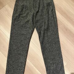 NANO universe ストレッチメランジテーパードスラックスの画像