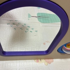 【受け渡し予定あり】ベビーサークル　　ミュージカルキッズランドEXマロン　クリアパネル付きの画像