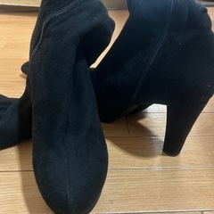 値下げ！スエード調ニーハイブーツ②の画像
