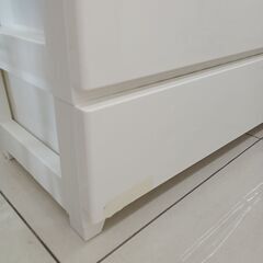 ★リユースのサカイ日立店★HJ8653  収納棚 ホワイト H106×D40.5×W75.5 クリーニング済み の画像