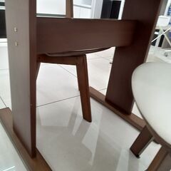 ★リユースのサカイ日立店★HJ8655 NITORI ダイニングセット ブラウン H70×D70×W70 クリーニング済み の画像