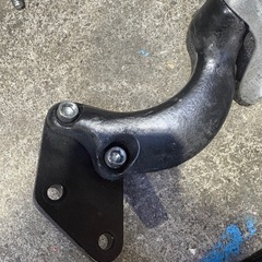 スポーツスター　xl883c 2004年式外し　純正フォアコン　ポジション変更ブラケット付きの画像