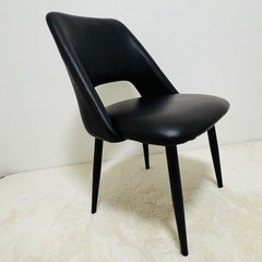 ダイニングチェアー　破れあり　4脚セット　椅子　イス　いす　チェアー　ソフトレザー　の画像