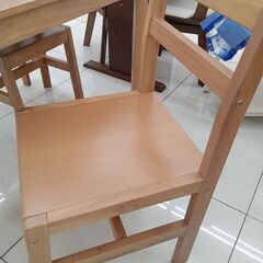 ★リユースのサカイ日立店★HJ8656  ダイニングセット ナチュラルブラウン H70×D70×W110 クリーニング済み の画像