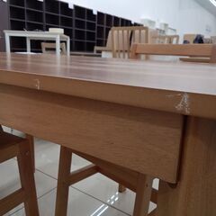 ★リユースのサカイ日立店★HJ8656  ダイニングセット ナチュラルブラウン H70×D70×W110 クリーニング済み の画像