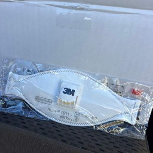3M マスク 未使用 約500枚くらい NIOSH認証の3M Aura 9211+防塵マスク 医療用マスク