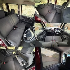 車検2年付！コミコミ価格🚗平成28年式ホンダN-BOXカスタムSSパッケージ！後期型！両側パワースライドドア　衝突軽減ブレーキサポートシステム　プッシュスタート　ETC シートヒーター　シートクーラー　電動格納ミラー　リアサンシェード　Bluetooth リアテーブル　タイミングチェーン式エンジン　ディーラー車の画像