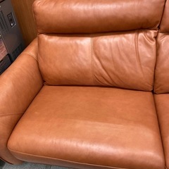 リユースマン倉敷、ソファー、ブラウン、の画像
