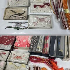 和装小物 組み紐 帯締め 帯揚げ 色々 30点の画像