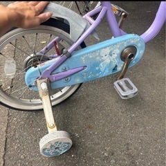 アナ雪自転車の画像