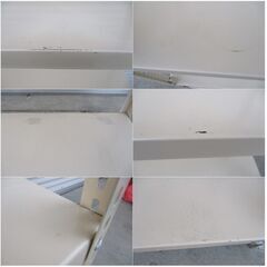 スチールラック　メタルシェルフ　スチール棚　5段　収納ラック　オープンラック　メタルラック　収納棚　アイボリー　668ZSの画像