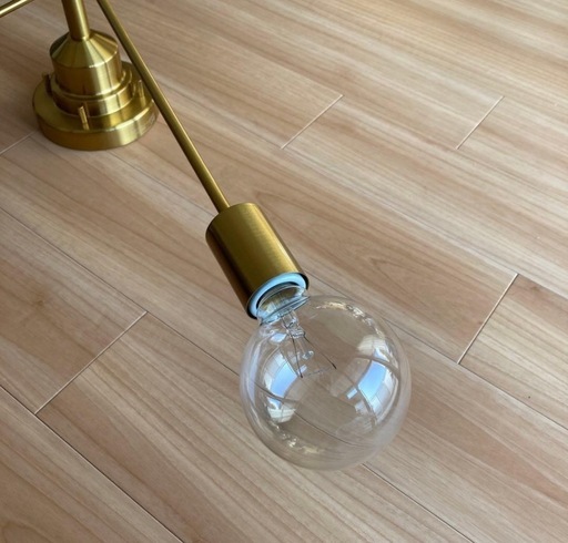 ⭕️unico Astre 別注ゴールド クロス型6灯シーリングライト ゴールド