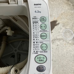 サンヨー　洗濯機の画像