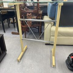 ガラス天板 カウンターテーブル 幅105×奥行45×高さ90ｃｍ ガラス天板 カウンターテーブル ガラステーブル 札幌市手稲区の画像