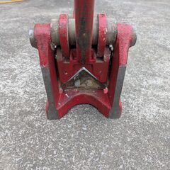 アングルカッター 冷延鋼板 L型アングル 切断機 手動式 台湾製 Lアングル　移動式の画像