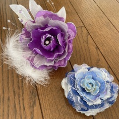 コサージュ　2点　ハンドメイドの画像
