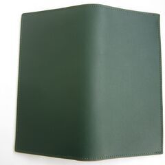 メンズ 栃木レザー 長財布 本革 大容量 牛革 小銭入れ 無地 男性 紳士用 (グリーン)新品未使用 開封済みです の画像