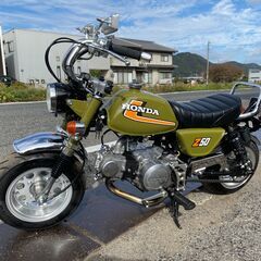 ホンダ　モンキー　Z50J　実動　書類付　5.5J　ワイドホイール　車高短　キタコ 75cc　ボアUP　水本R　SPヘッド　BEET　バックファイヤーの画像