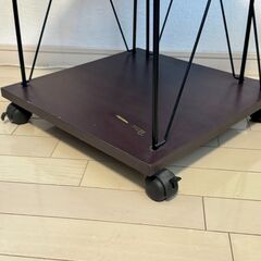 サイドテーブル　キャスター付きの画像