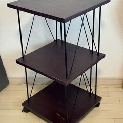 サイドテーブル　キャスター付きの画像