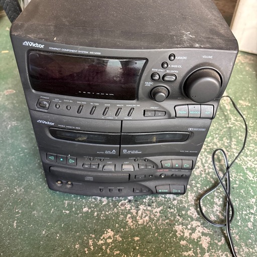 Victorミニコンポジャンク品 (kfun) 平和島のオーディオ《コンポ》の