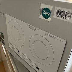 [未使用］ニトリIHクッキングヒーター2口の画像