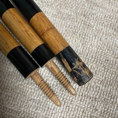 国旗ポール　木製の画像