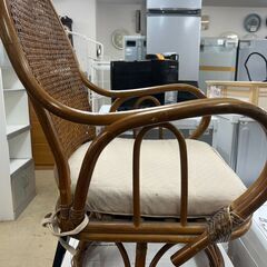 【リサイクルショップどりーむ荒田店】No.5363 一人用回転イス 木製の画像