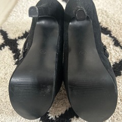 スエード調　ショートブーツの画像