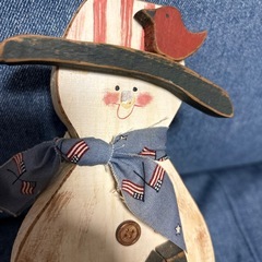 スノーマン　置物の画像