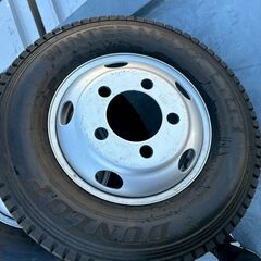 タイヤ　2019年 キャンター 純正 スタッドレスタイヤ 6本■ダンロップ WINTER MAXX LT03■205/70R16 115/113L LT■XAC 16×5.5K 115-8C 5Hの画像